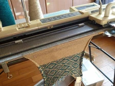 Silver Reed SK-580 Electronic Knitting Machine Working Tested Vintage