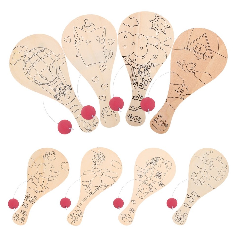 8 Pcs Diy Table Tennis Paddle Blanks Racket Holiday Game Outdoor | eBay ...