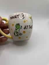 VTG Fairy Tale Mystery Mug “Guess Who Is At The Bottom The Well?” NASCO MCM 50s