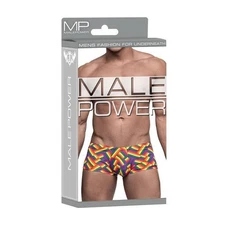 MALE POWER MULTI COLOR MINI POUCH SHORT SIZE MEDIUM