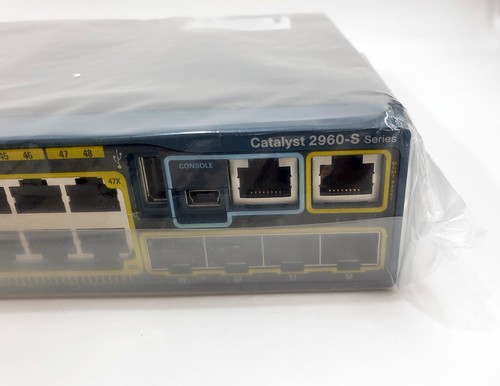 2X Cisco Catalyst WS-C2960S-48TS-L 48-portowy zarządzany przełącznik Gigabit Ethernet - Zdjęcie 4 z 7