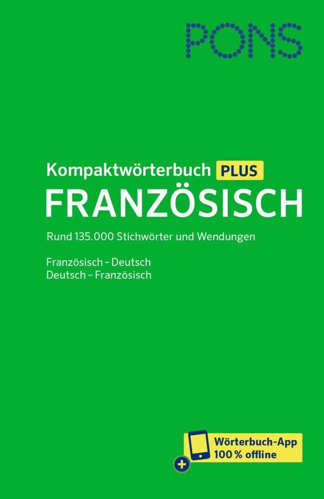 Thumbnail - Pons Kompaktwörterbuch Plus Französisch, M. Buch, M. Online-zugang |
