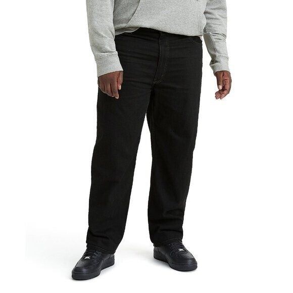 Levi's 550 38 X 30 Big and Tall Mens Black Tapered Leg Levi's 550 38 X 30 Big and Tall Mens Black Tapered Leg