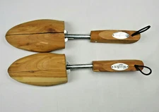 Woodlore Shoe Tree XL Wood Cedar Aroma Made in USA Adjustable Health Split Toe 