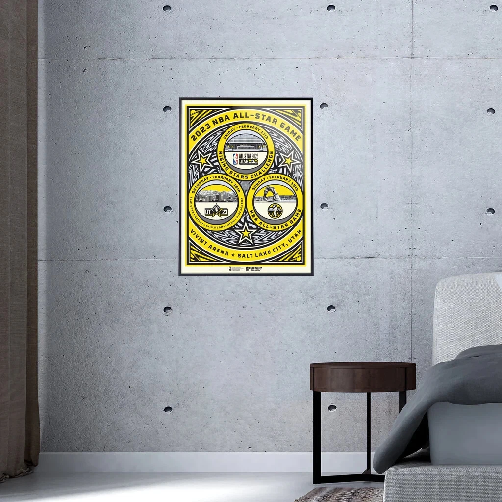 Phenom Gallery 2023 NBA All Star Game Poster