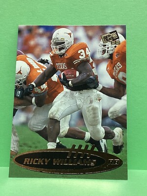 Ricky Williams Rookie Card Ricky Williams 1999 press pass gold rookie card | eBay