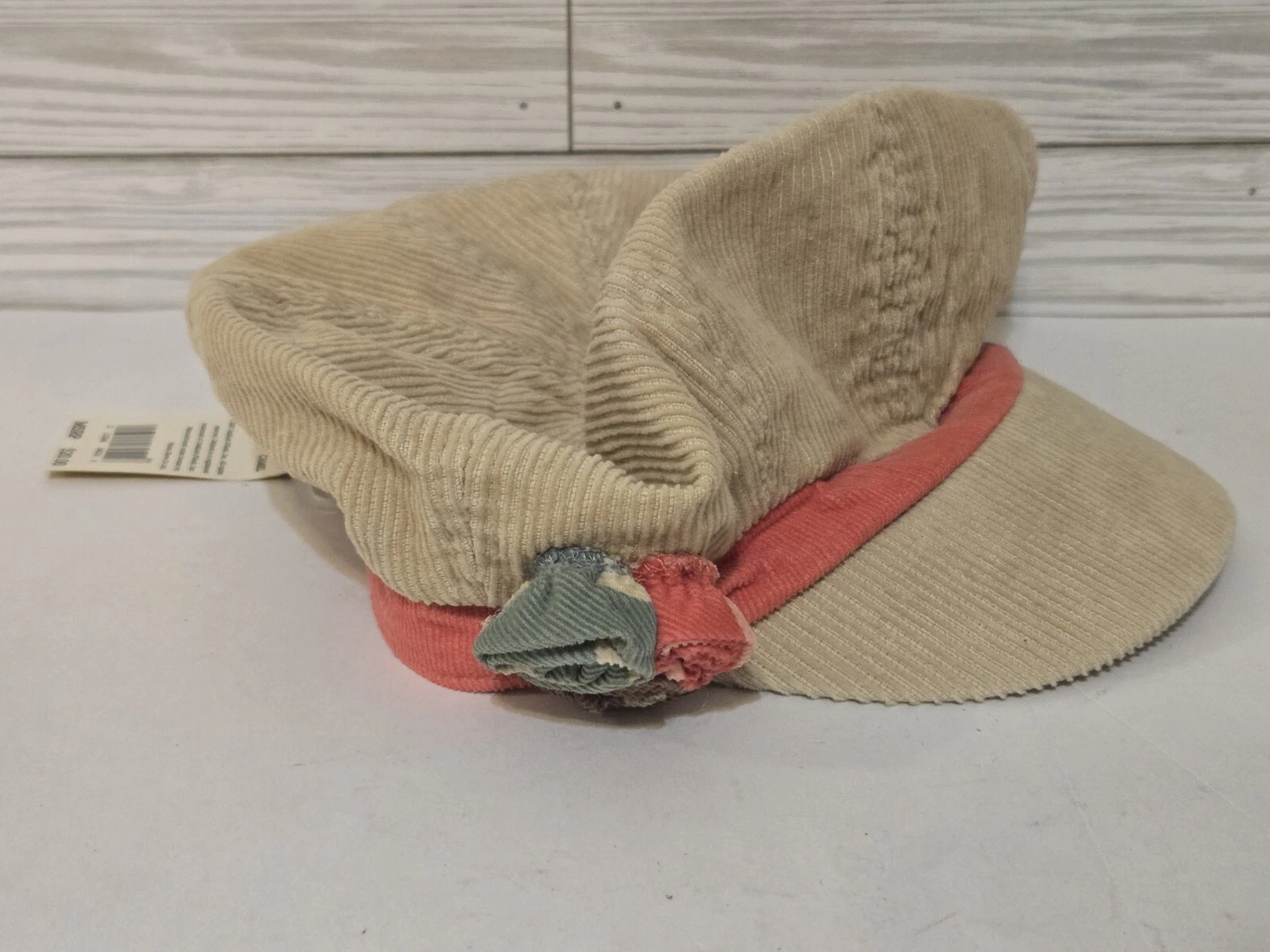 Oshkosh Baby Kids Hat Sz 2T-4T NWT NEW Camel Tan Bow 2007