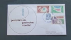 FRANCE UNESCO SCOTT 2021 TO 2023 Y&T 61 TO 63 OFFICIAL FDC 1980