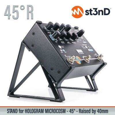 STÄNDER für HOLOGRAMM MICROCOSM - 45° - Erhöht (um 40mm)