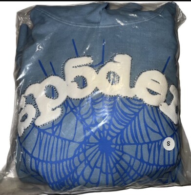 Spi5der hoodie Blue