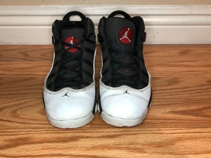 red black and white 6 rings