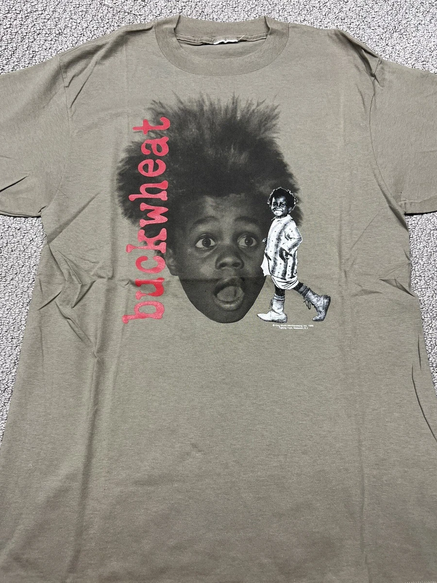 Buckwheat Big Head Men's T-Shirt - Officially Licensed, Dirty White Tee - View #9