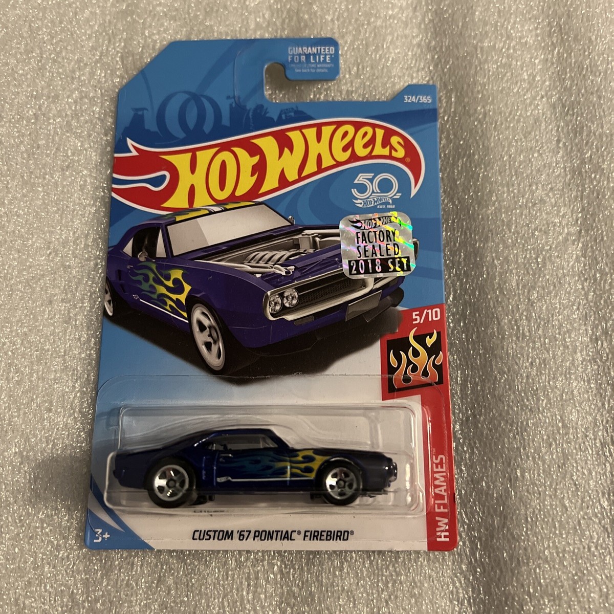 Hot Wheels Custom Firebird 35周年記念 Hot Wheels CUSTOM '67 PONTIAC FIREBIRD (Blue) HW Flames #5/10 #324