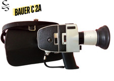 Vintage Design Camera Bauer C 2A Super 8 Movie Orginal Case Good Condition