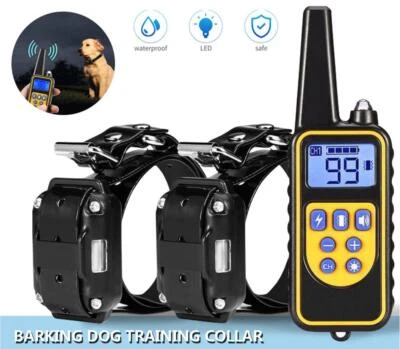 MARKENLOS Hund Ausbildung Erziehungshalsband Fernbedienung Training Ton Vibration Schock