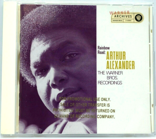 Arthur Alexander : Rainbow Road (The Warner Bros. Recording) CD Album RARE Promo - Picture 1 of 4