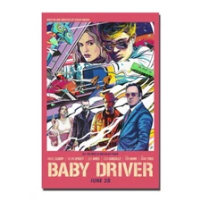 75166 Baby Driver Movie Art s Home Wall Wall Print Poster US