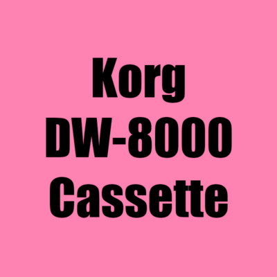 Korg DW-8000 Data Recovery Cassette