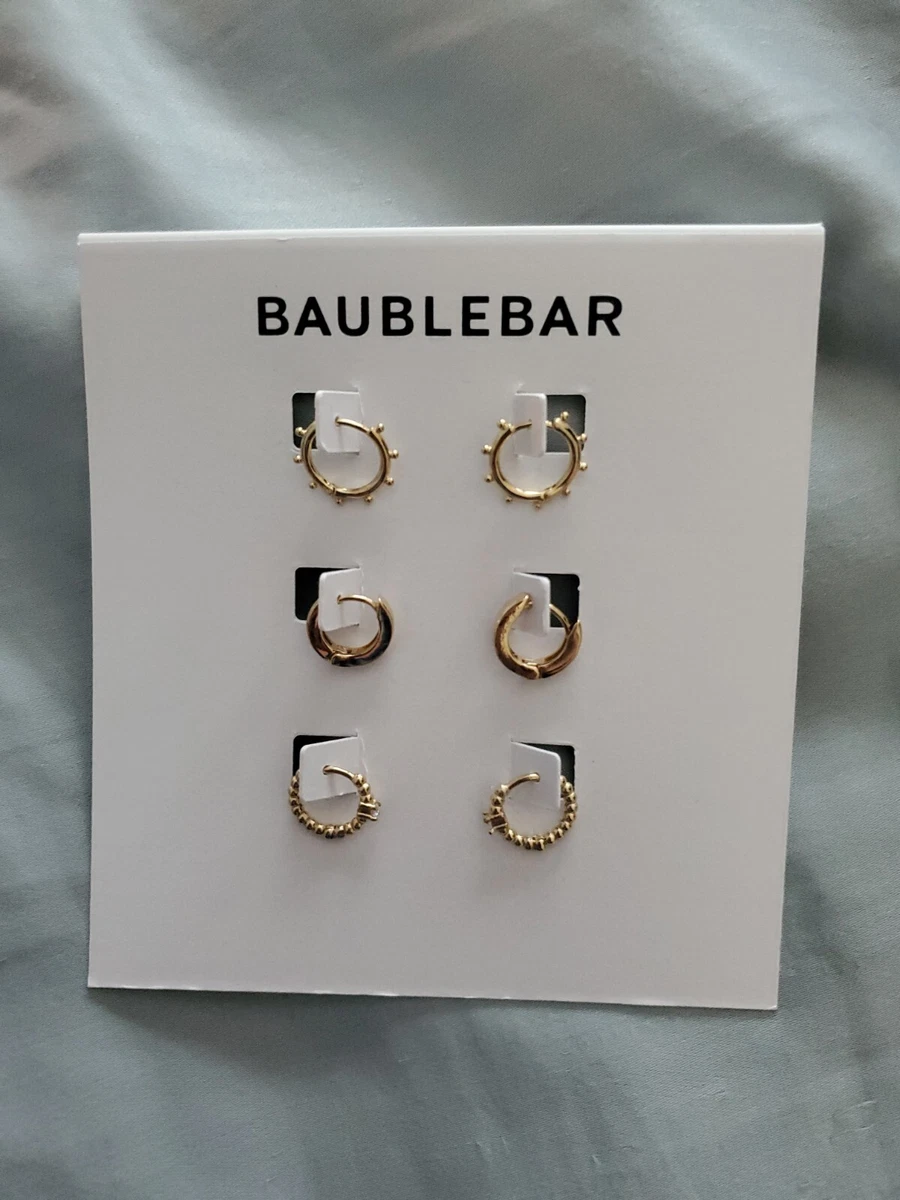 Baublebar huggie earrings deals