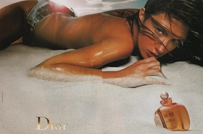 Publicité papier Parfum. Perfume ad. Dior Dune 2001 double page