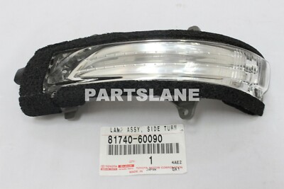81740-60090 Genuine OEM Toyota Lamp ASSY Side Turn 8174060090 for