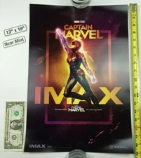 Captain Marvel 13 x 19 Poster Regal IMAX Week 1 Brie Larson Goose 2019