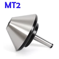 5'' MT-2 Bull Nose Pipe Live Revolving Center For Lathe Machine Milling Tools