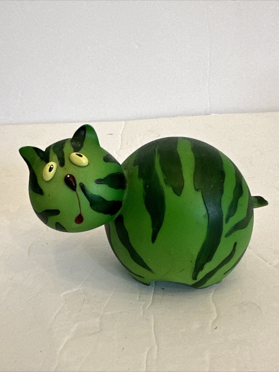 Special Friends Watermelon Kids 置物 Enesco Home Grown Collection Watermelon Cat 2007 4008116 Adorable