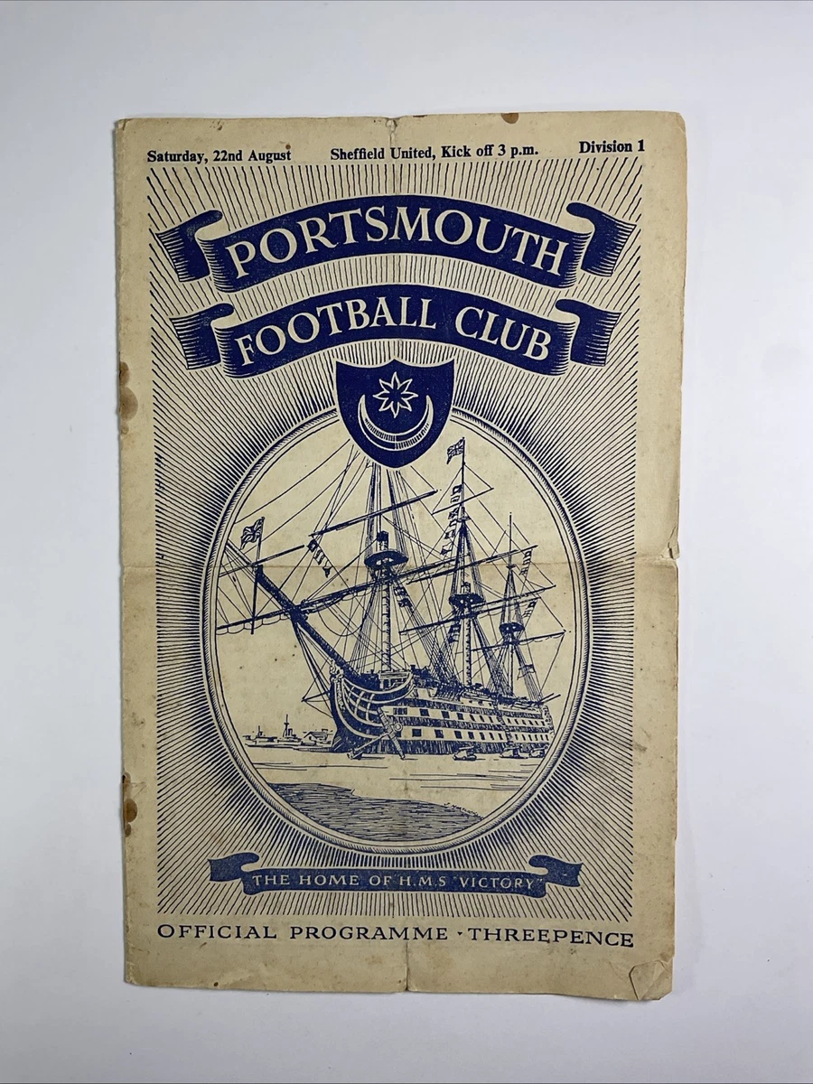 Programme De Football Portsmouth Vs Arsenal - Saison 1950/1951 - Bon état