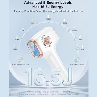 INNZA IPL Hair Removal Device Ice Cooling 999999 Flashes Painless Laser Women