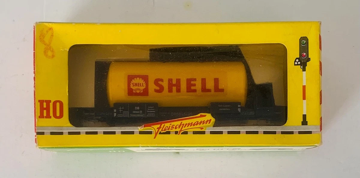 465b Fleischmann 1499 Wagon citerne Shell 581854 DB 1 87 HO 1