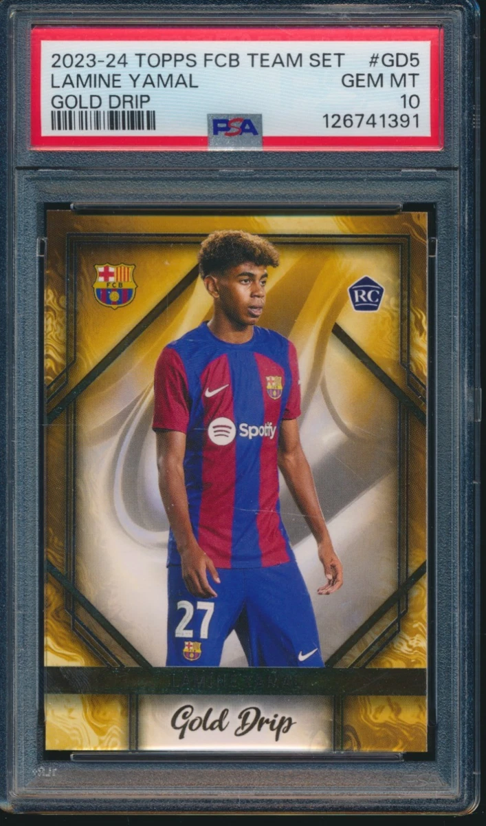 Topps FC Barcelona Team Set 2023-24 Lamine Yamal #GD-5 for sale | eBay