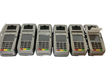 Lot of 6 First Data FD130 Credit Card Terminals Good Working, No Power Adapter