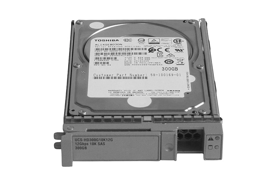 Cisco Toshiba HDD 300GB Festplatte 2.5" 10K 12G SAS AL14SEB030N 58-100169-01