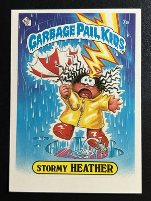 #ad 1985 Topps Garbage Pail Kids GPK First Series 1 OS1 7a Stormy Heather Pack Fresh $19.99