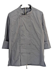 Chef Works Vented Chef Wear Mens Size M Gray Poly/Cotton Cool Vent New No Tags