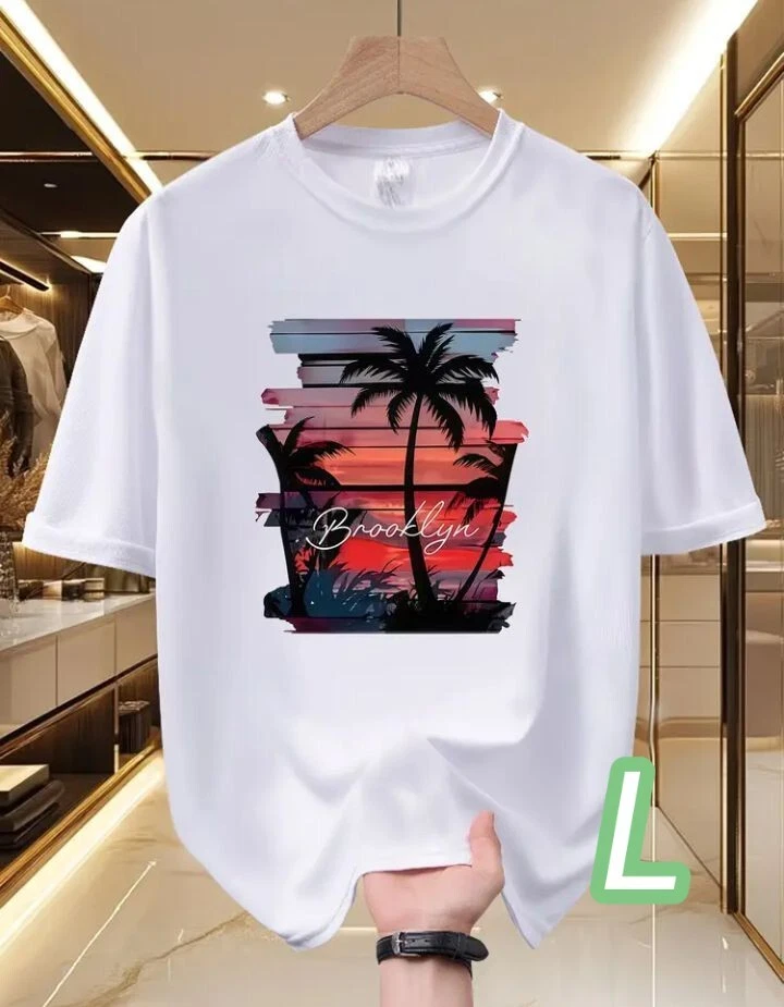 Dry T White L Size Sunset Brooklyn Quick dry Breathable Material Size Adult Reso
