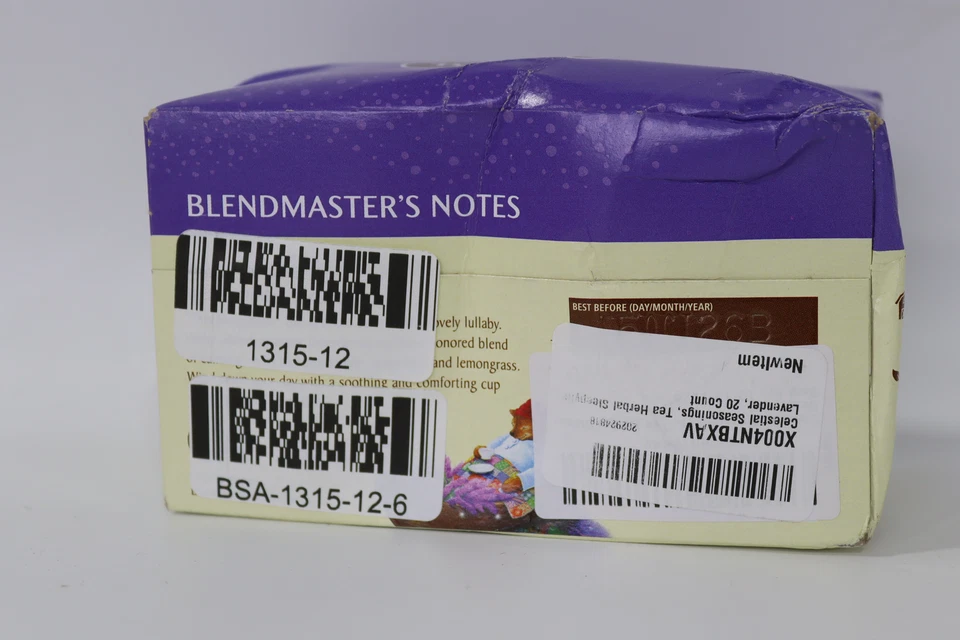 Bolsas de té de hierbas Celestial Seasonings Sleepytime lavanda sin cafeína (20 quilates) Foto 4 de 4