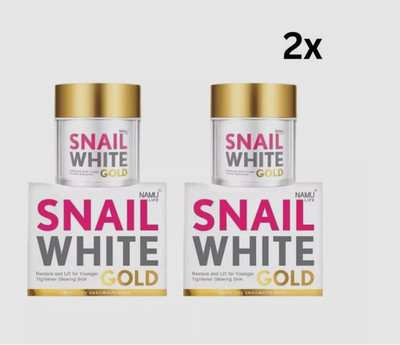 2x Namu Life SNAIL WHITE GOLD Cream Whitening Anti-aging Snail Secretion 50ml