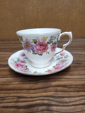 Queen Anne Bone China Tea Cup And Saucer