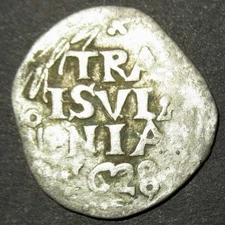 Certificate Authenticity 1628 Dutch Colonial New York Silver Lion Half Dime Over