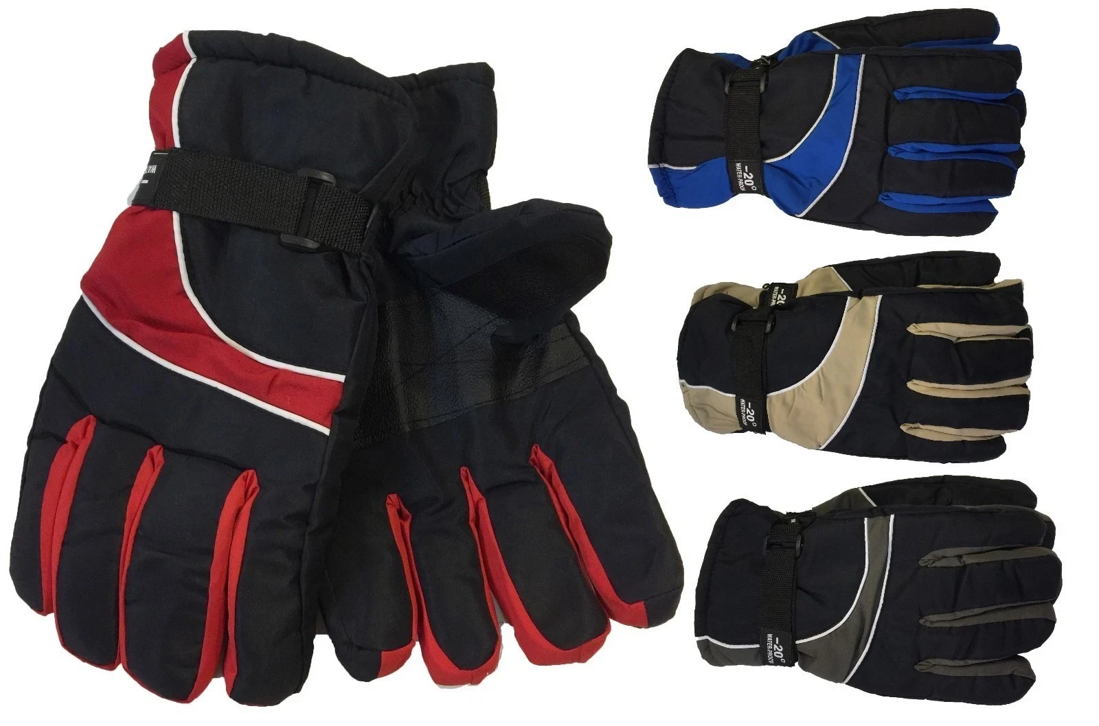 WHOLESALE LOT 12 PAIRS Outdoor Sports Ski Thermal Insulation waterproof Gloves