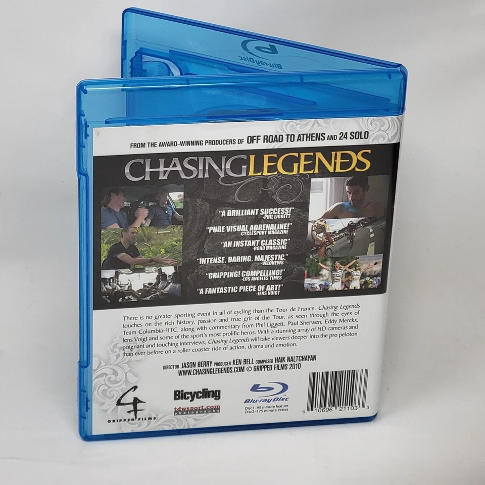 Chasing Legends (A High Definition Tour de France Documentary), BN 2 Blu-Ray Set Foto 3 de 3