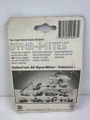 Vintage 1993 Zylmax Zee Toys Dyna-Mites Construction Scraper 29593
