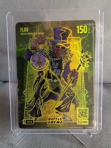 2025 Bo Jackson Battle Arena FLAVA FLAV 2025 National NSCC Cyber Pack Promo
