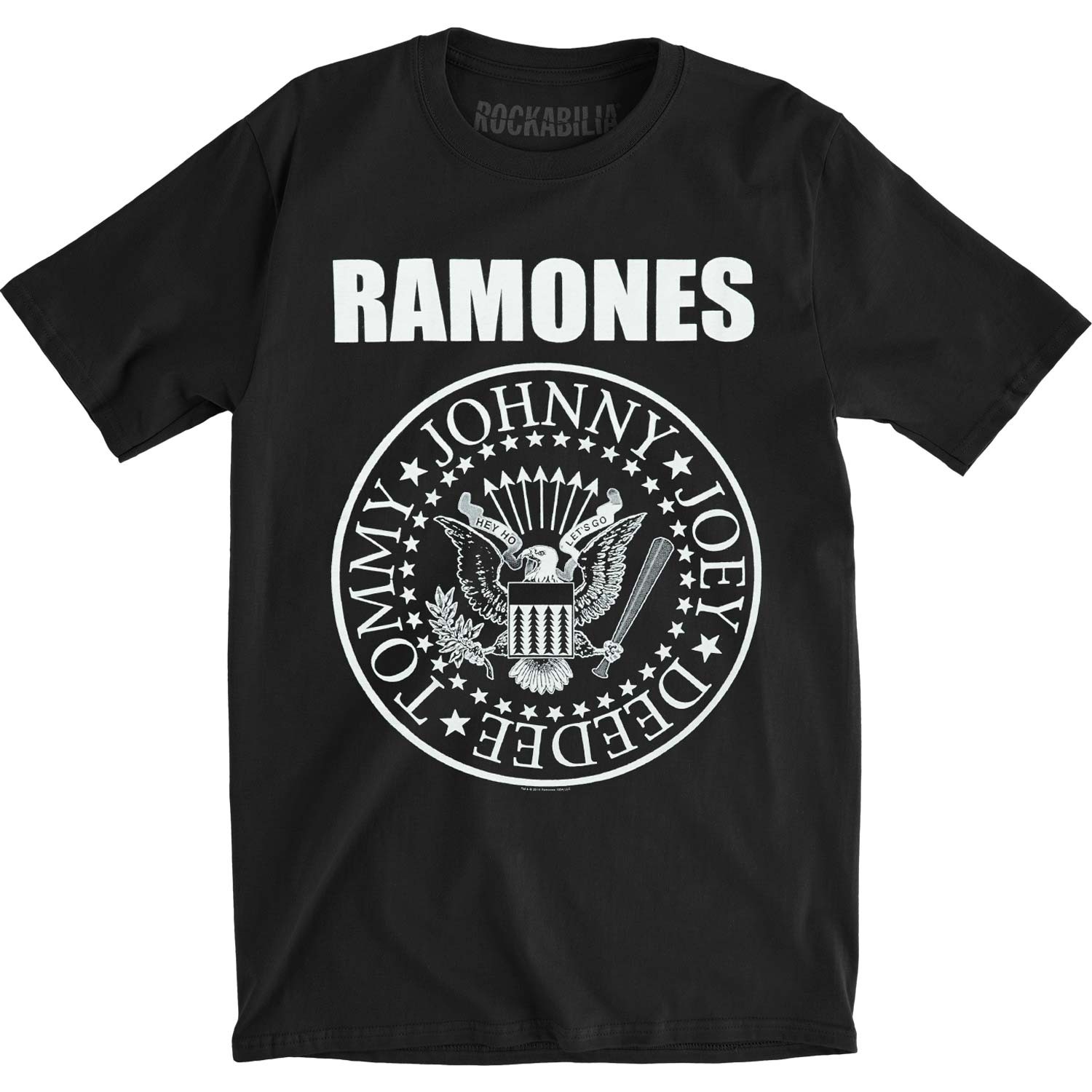 Men's Ramones Presidential Seal Slim Fit T-shirt X-Large Black