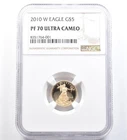 2010-W American Gold Eagle 1/10 oz Proof — photo from another recent sale