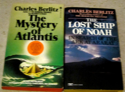 Charles Berlitz lot- Mystery of Atlantis, Lost Ship of Noah, Strange Phenomena..