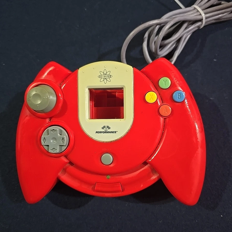 Red AstroPad Controller by Performance for the Sega Dreamcast - Image 4 of 4