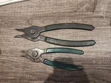 SK TOOLS, 2PC Internal- External Straight Tip SNAP RING PLIERS #7640 #7639 USA